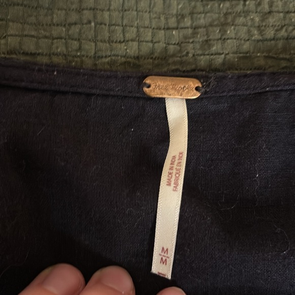 Free People Black Joi Blouse - Picture 5 of 5